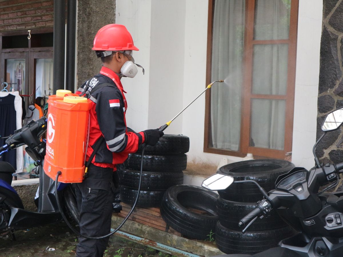 Technicien anti-nuisibles VMSN hygiène en intervention à Reims